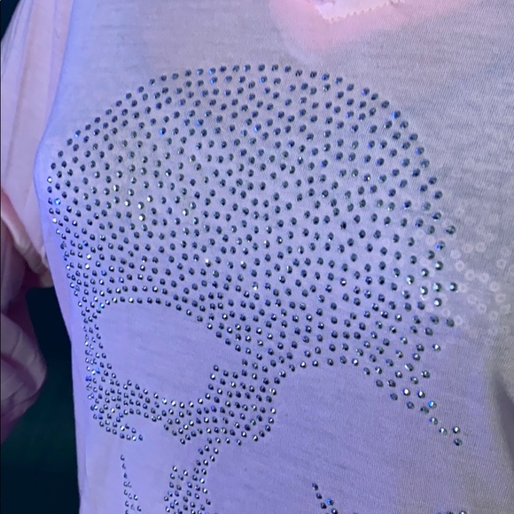 FASHION silver studded skull tee - Picture 6 of 6